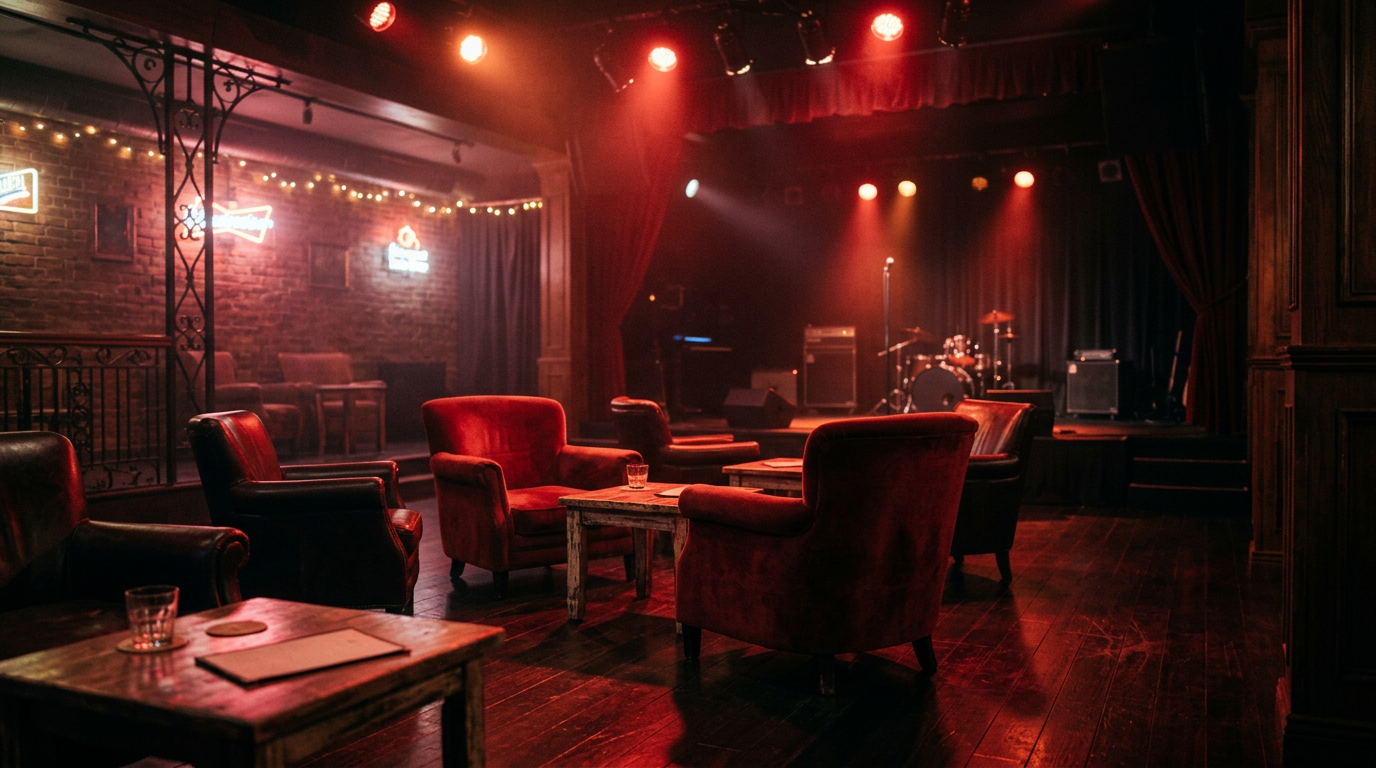 Jazz Room lofi wallpaper — Late-night keys and brass