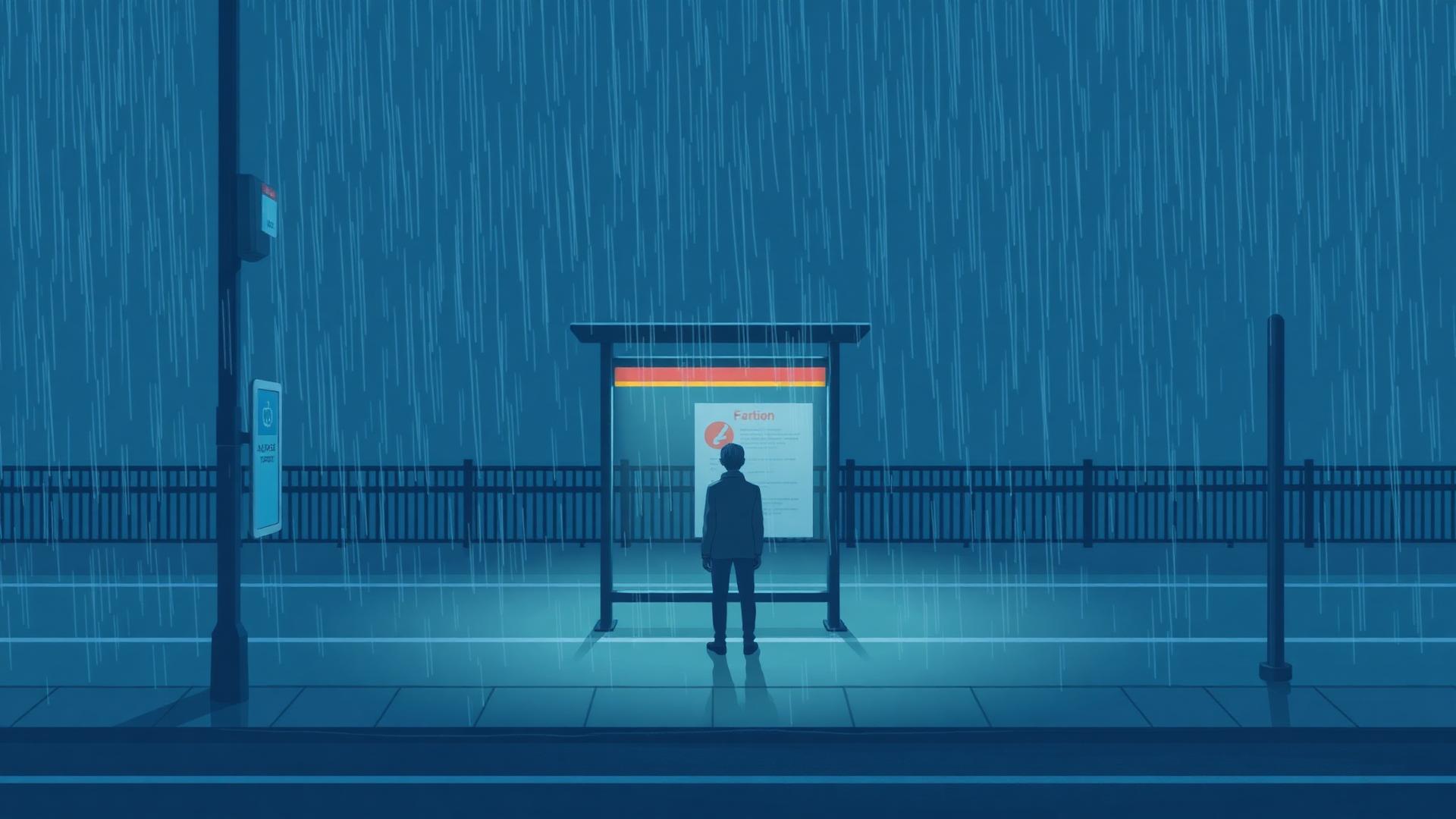 Melancholy lofi wallpaper — Bittersweet chords and quiet nostalgia.