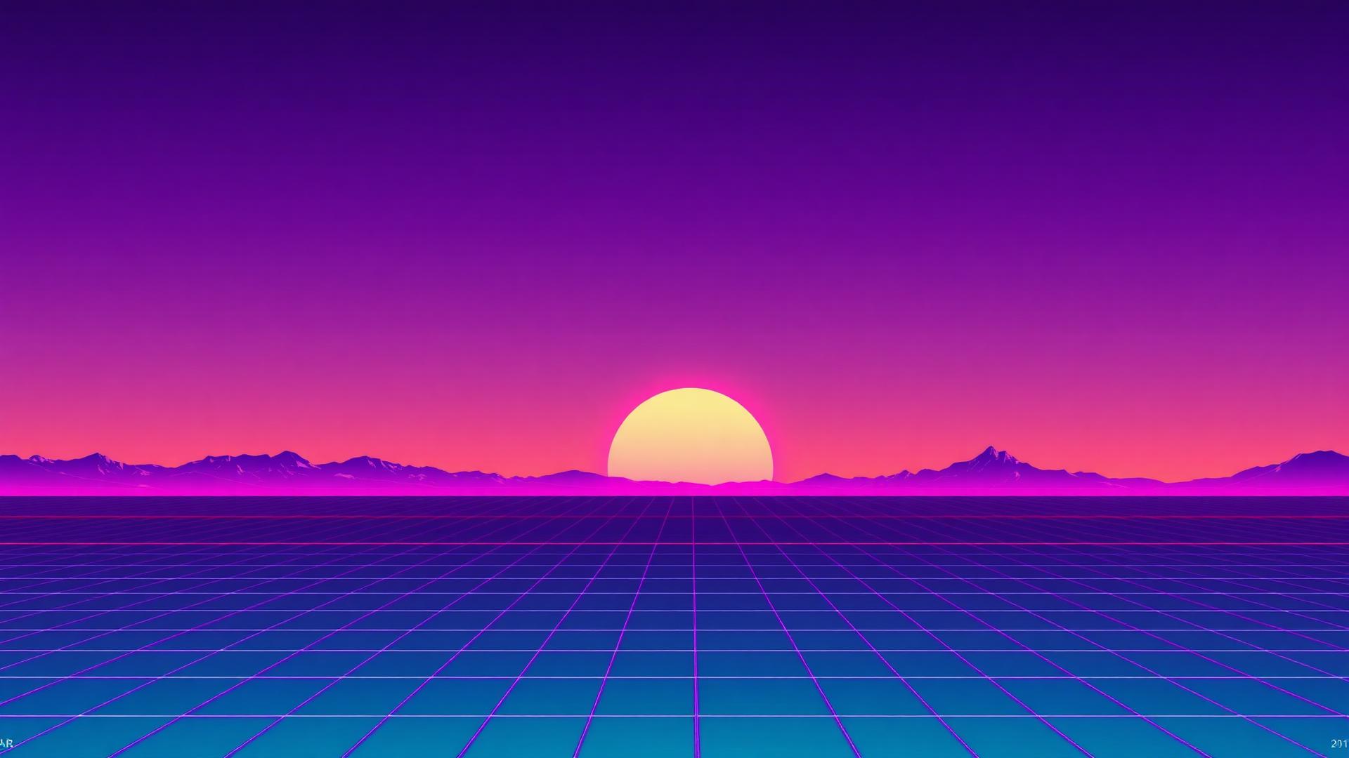 Synth lofi wallpaper — Analog pads, arpeggios and neon haze.