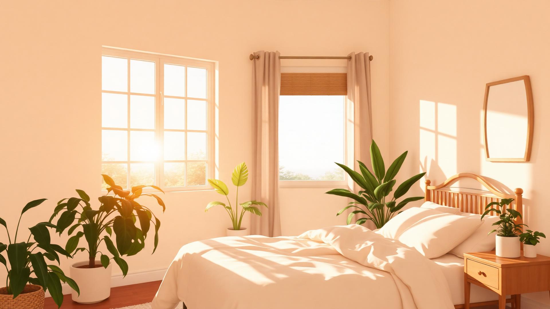 Morning lofi wallpaper — Sunlit, gentle starts to the day.