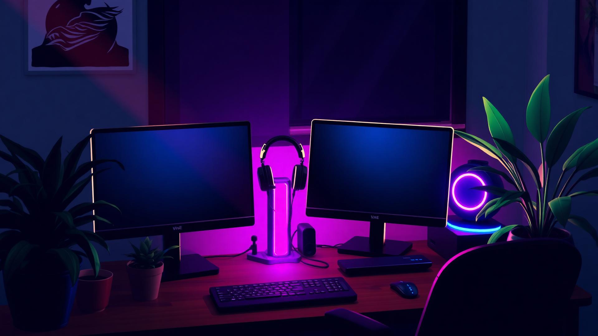 Gaming lofi wallpaper — Loops built for long sessions and late lobbies.